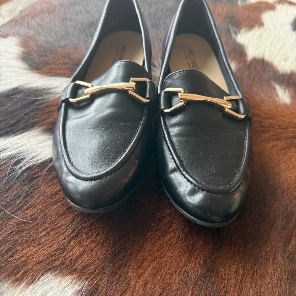 MICHAEL SHANNON SILVANA HORSEBIT LOAFERS - SZ 9